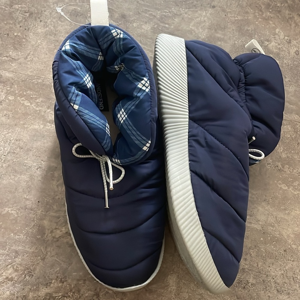 Lands’ End Quilted Booties